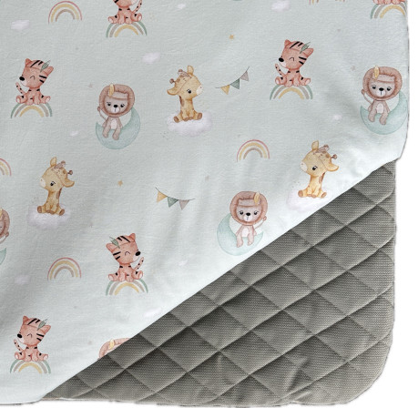 Bedding Velvet "L" - Grey / Baby Safari