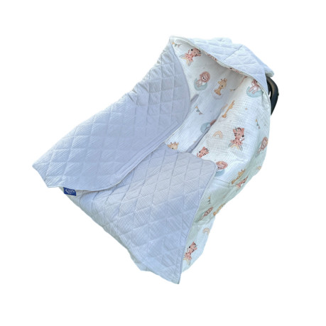 Car Seat Blanket Muslin -...