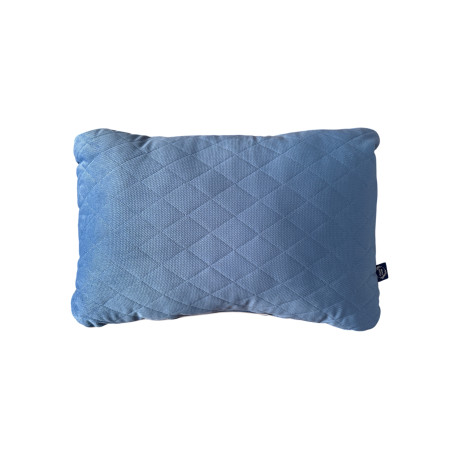 Bed Pillow Velvet - Royal Navy