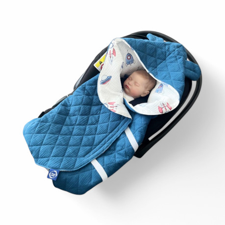 Car Seat Blanket Muslin -...