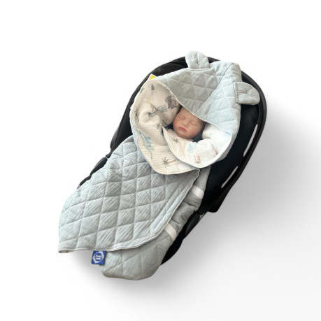 Car Seat Blanket Muslin -...