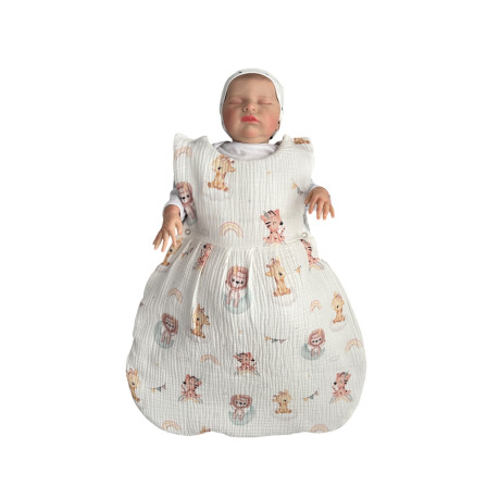 Sleeping Bag Muslin - Baby Safari