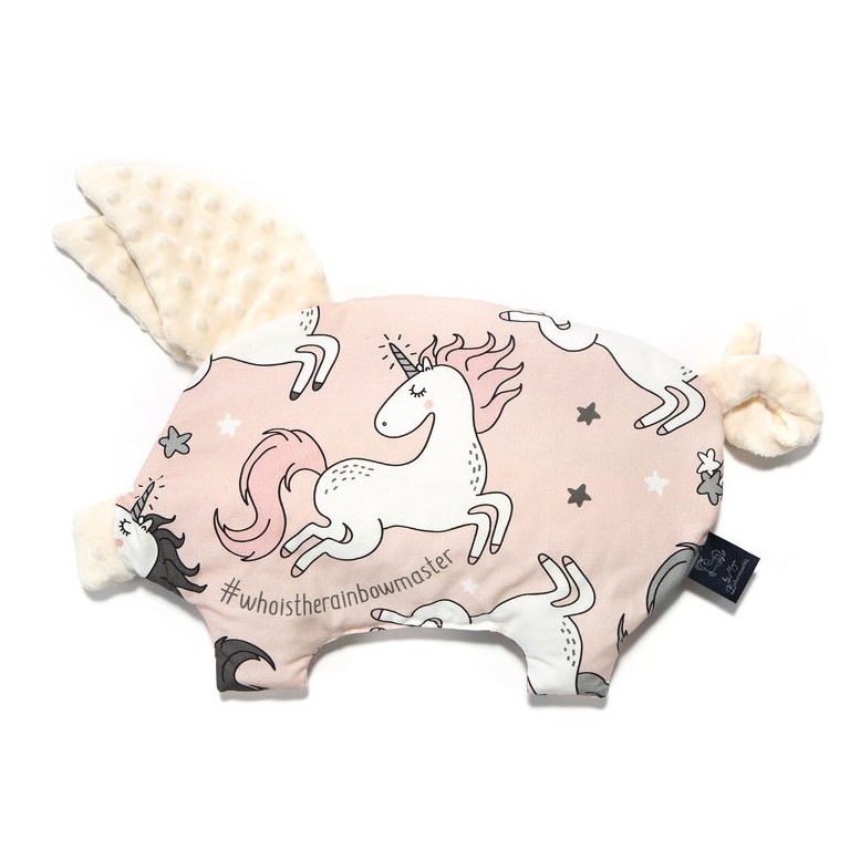 Unicorn Sugar Bebe / Ecru - Sleepy Pig Pillow