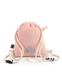 Backpack Velvet - Moonlight Swan / Powder Pink