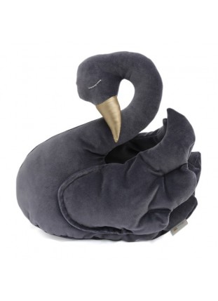 Swan Velvet - Grey