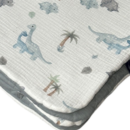 Blanket "M" Muslin - Khaki / Dinos